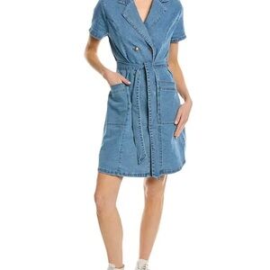 Nanette Lepore Bowery Blue Denim Dress Shirtdress